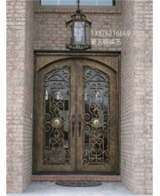Wrought iron entrance doors