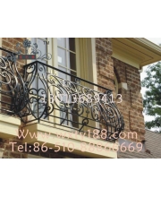 Wrought iron railings