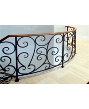 Wrought iron railings