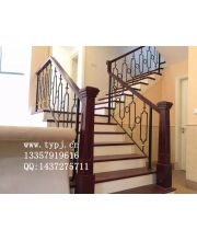 Iron art stair handrails