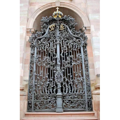 Wrought iron gates