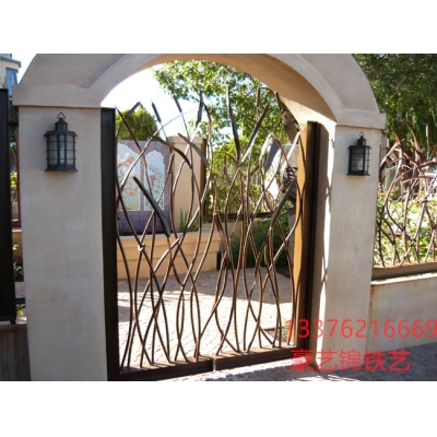 Wrought iron gates