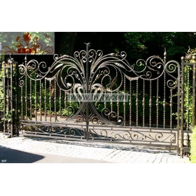 Wrought iron gates
