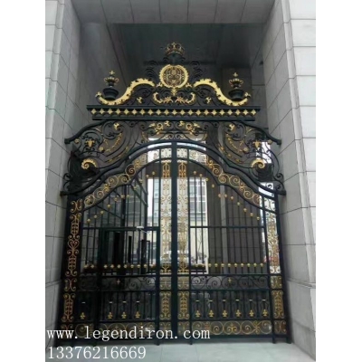 Wrought iron gates