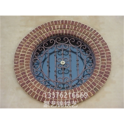 Wrought iron window