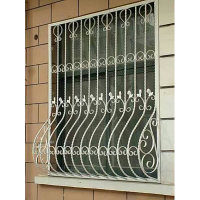 Wrought iron window