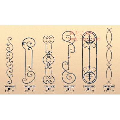 Iron art flower pots